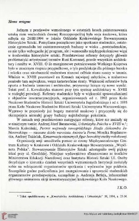 Słowo wstępne