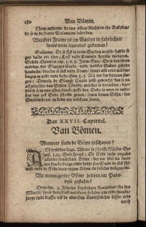 Dat XXVII. Capittel. Van Bömen.