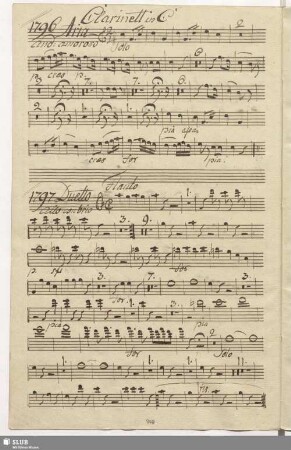 1796. Aria: Più bianca di giglio / Martín y Soler, V.
