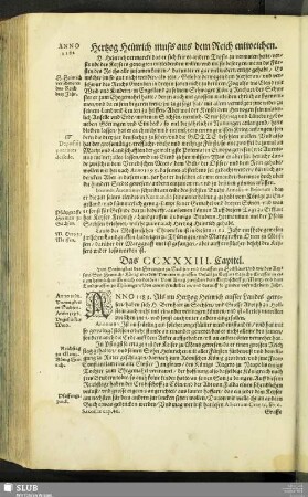 Das CCXXXIII. Capitel