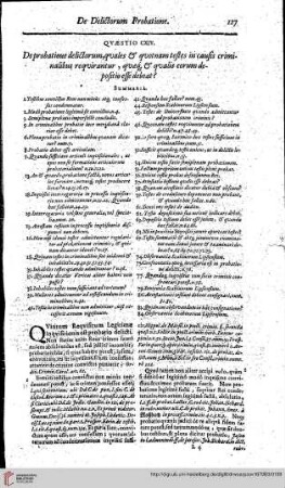 Pars Tertia, Quaestio 114 De probatione delictorum:...