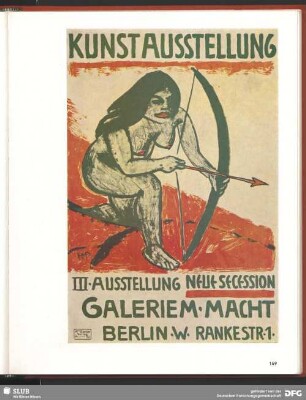 Kunstausstellung. III. Ausstellung. Neue Secession. Galerie M. Macht