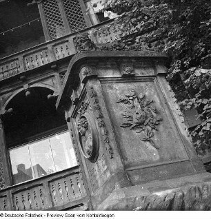 Denkmal, das an die Neuberin erinnert