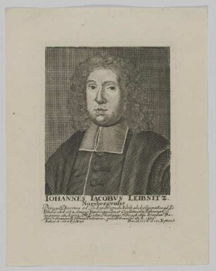 Bildnis des Iohannes Iacobvs Leibnitz