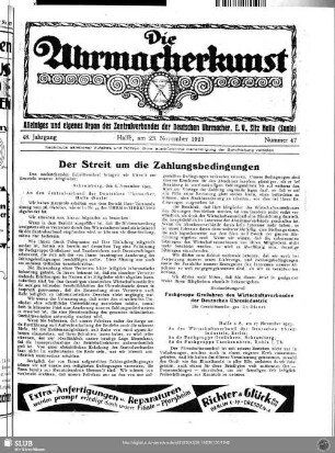 Der Streit um die Zahlungsbedingungen