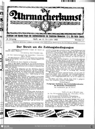 Der Streit um die Zahlungsbedingungen
