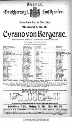 Cyrano von Bergerac