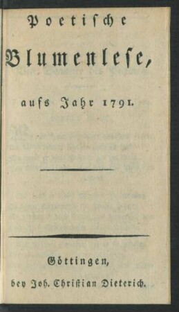 1791: Mvsen Almanach
