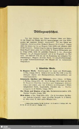 Bibliographisches