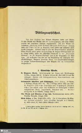 Bibliographisches