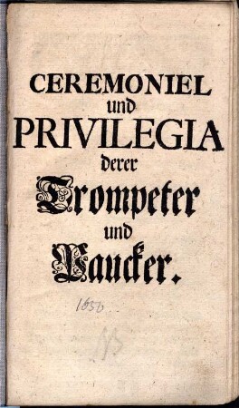 S.1, rechts Titelblatt