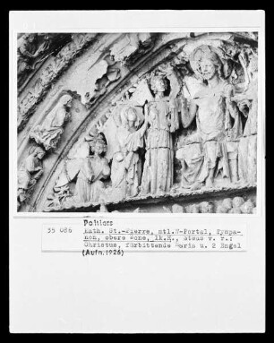 Tympanonrelief mit der Darstellung der Deesis