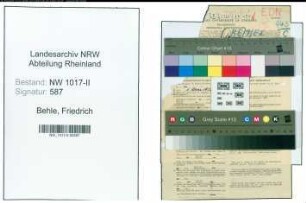 Entnazifizierung Friedrich Behle , geb. 00.00.0000 (Schulleiter)