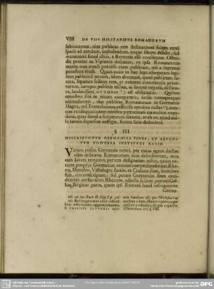 §. III. Describuntur Germaniae Fines, Et Exponitur Universa Instituti Ratio