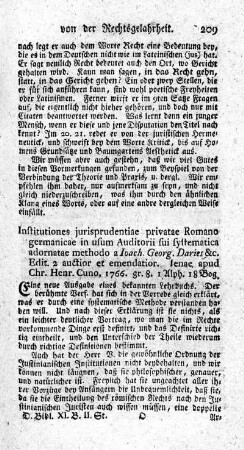 Institutiones jurisprudentiae privatae Romano germanicae.