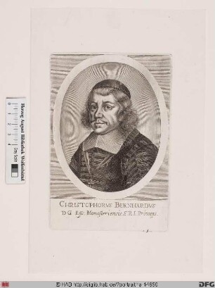 Bildnis Christoph Bernhard (von Galen), 1650-78 Fürstbischof von Münster