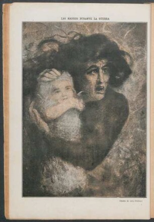 Las madres durante la guerra - [Dibujo]