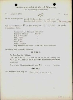 Weissenborn, Anni