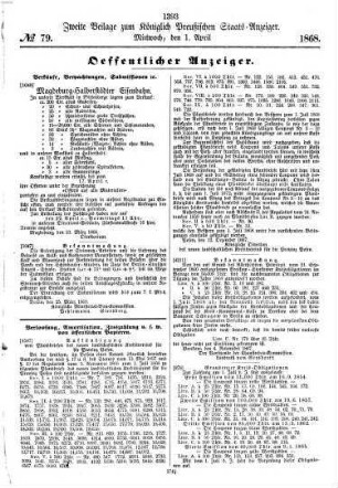 Königlich Preußischer Staats-Anzeiger. 1868, 4 - 6