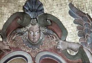 Wappen des Salzburger Erzbischofs Wolf Dietrich von Raitenau, von zwei Engeln getragen