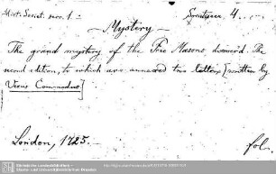 Societates secretae; Statistica: Societates secretae; Statistica