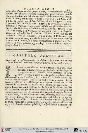 Capitolo undecimo