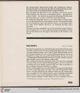 1: Das Dach