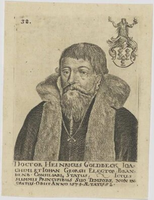 Bildnis des Heinricus Goldbeck