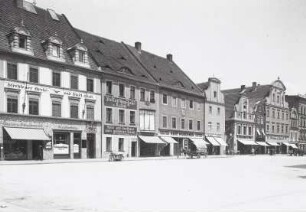 Strehlen, Stadt : Strehlen (Strzelin/Polen). Ring mit Wohn- und Geschäftshäusern