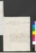 Brief von Werner, Friedrich Ludwig Zacharias an Goethe, Johann Wolfgang von