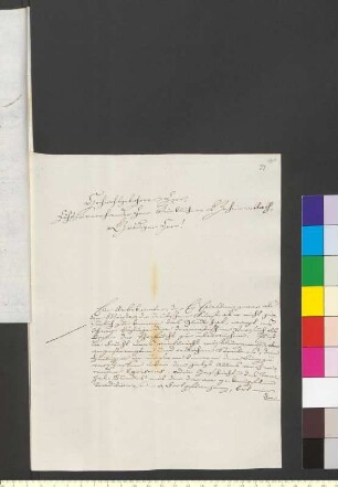 Brief von Werner, Friedrich Ludwig Zacharias an Goethe, Johann Wolfgang von