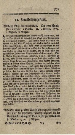 Landwirthschaft. Bd.1.2.