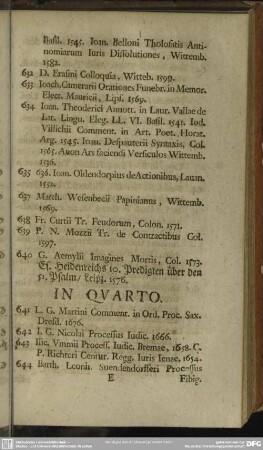 [Libri] In Quarto