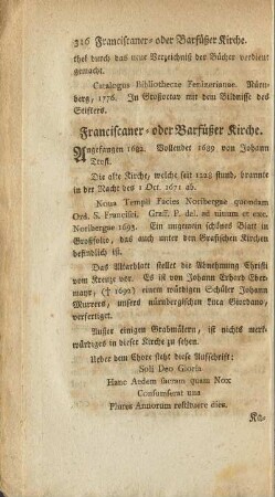 Franciscaner- oder Barfüßer Kirche