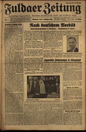 Ausgabe vom Mittwoch, den 05. Januar 1938.