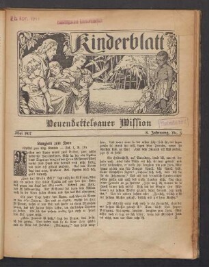 Mai 1917. 8. Jahrgang, Nr. 5