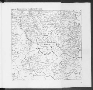 Karte 3 Gemeinden im Hamburger Umland