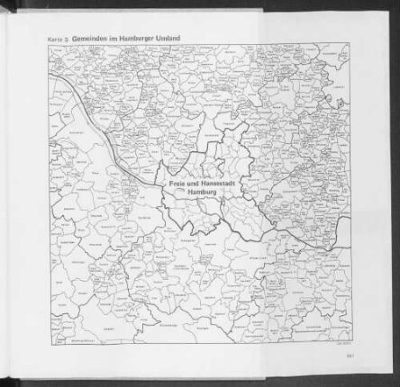 Karte 3 Gemeinden im Hamburger Umland