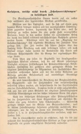 Gefahren, welche nicht durch "Schutzvorrichtungen" zu beseitigen sind.