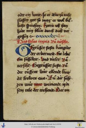 [73v - 74r] Salve Regina, deutsch.