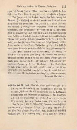 313-321 [Rezension] Bäumer, Suitbert, Geschichte des Breviers