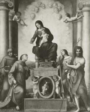 Die Madonna des heiligen Franziskus