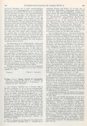 689-691 [Rezension] Wechsler, Fridolin, Romano Guardini als Kerygmatiker