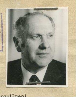 Bauingenieur Werner Kuntzsch