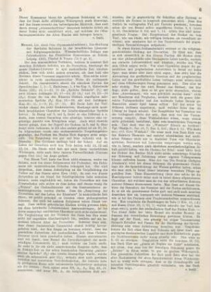 5-6 [Rezension] Meusel, Otto, Die Stellung der Sprüche Salomos in der israelitischen Litteratur- und Religionsgeschichte
