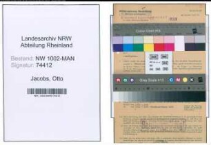 Entnazifizierung Otto Jacobs , geb. 22.07.1892 (Kaufmann)