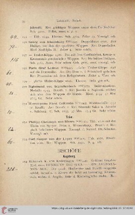 Bischöfe (Nr. 254 - 278)