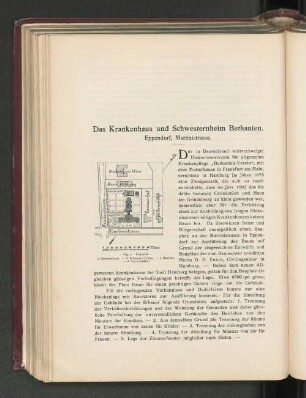 Das Krankenhaus und Schwesternheim Bethanien.