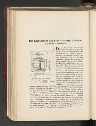 Das Krankenhaus und Schwesternheim Bethanien.