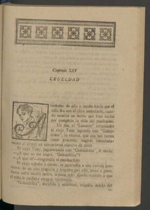 Capítulo XXV - Crueldad